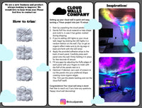 Extra fluffy Cloud wall instructions